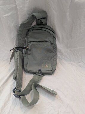 Adidas light green crossbody sling bag